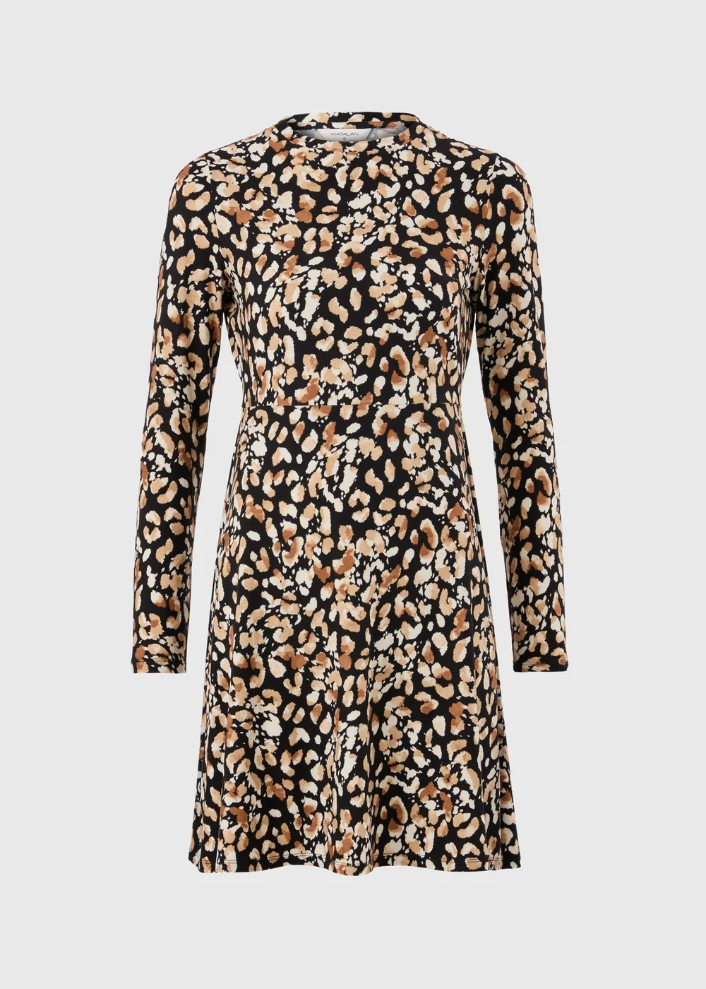 Black Leopard Super Soft Mini Dress - 8 Image 4