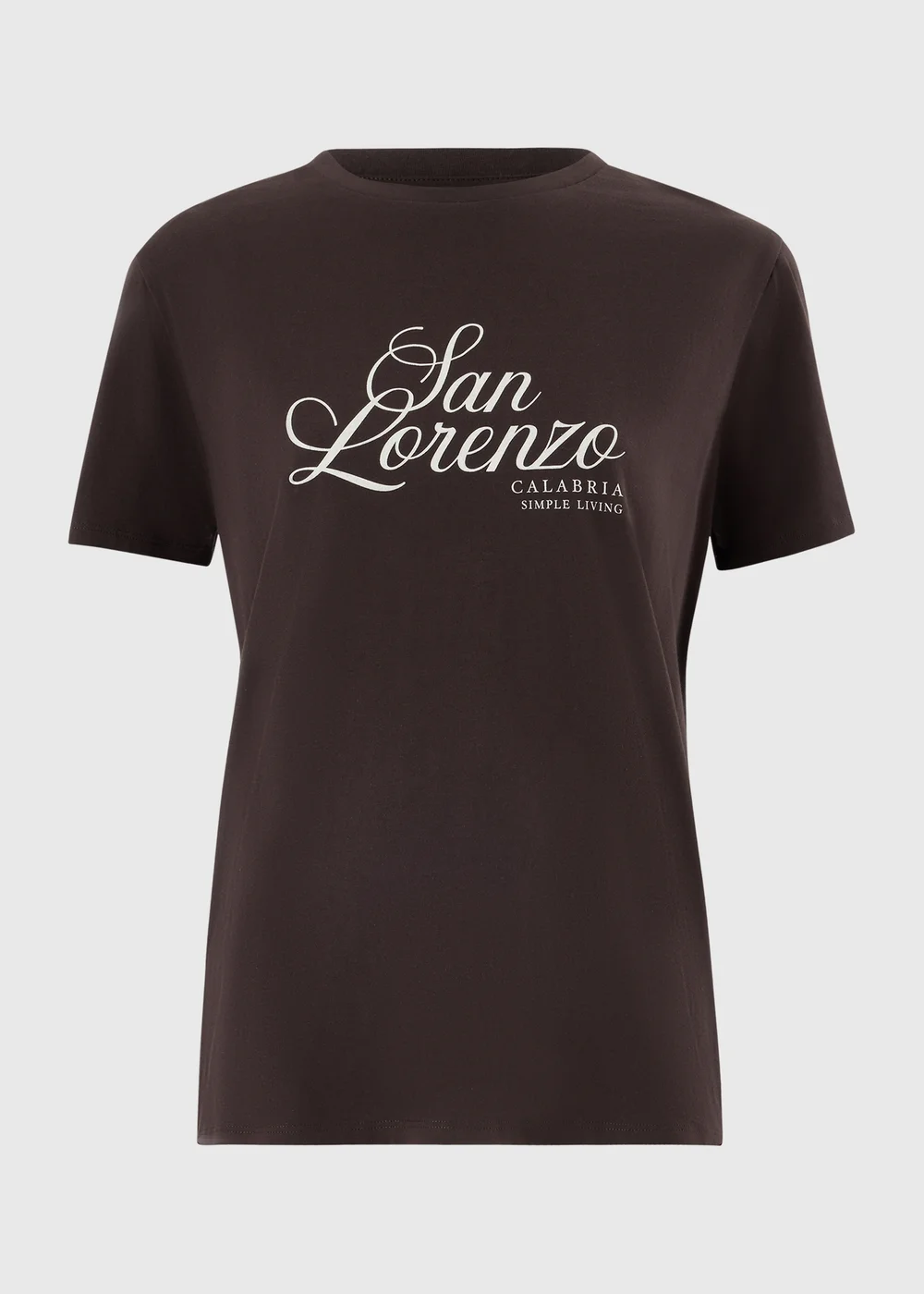 Chocolate Brown San Lorenzo T-Shirt - XS Image 5