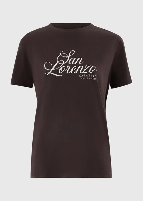 Chocolate Brown San Lorenzo T-Shirt - XS Image 5