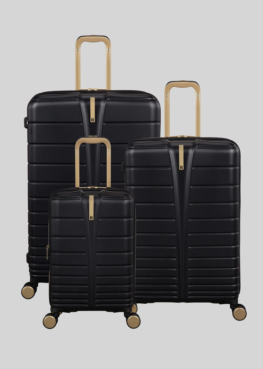 IT Luggage Black Fascinate Hardshell Suitcase - VANITY Image 4