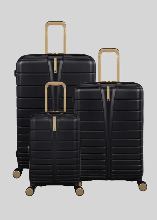 IT Luggage Black Fascinate Hardshell Suitcase - VANITY Image 4