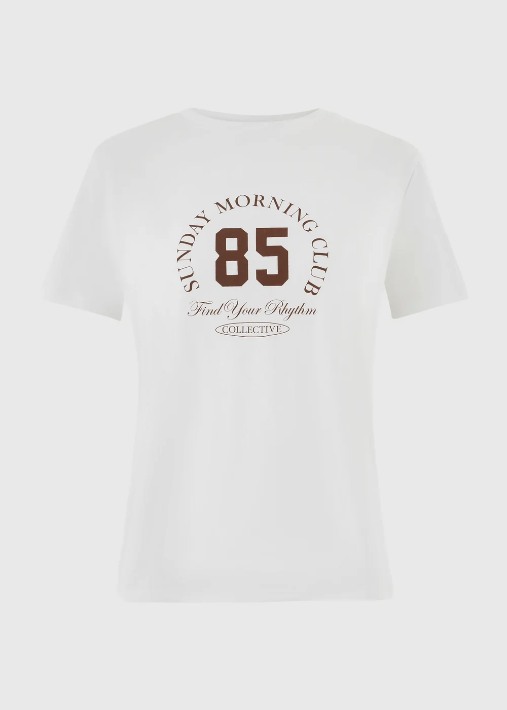 White Sunday Morning Club T-Shirt - XS Image 4
