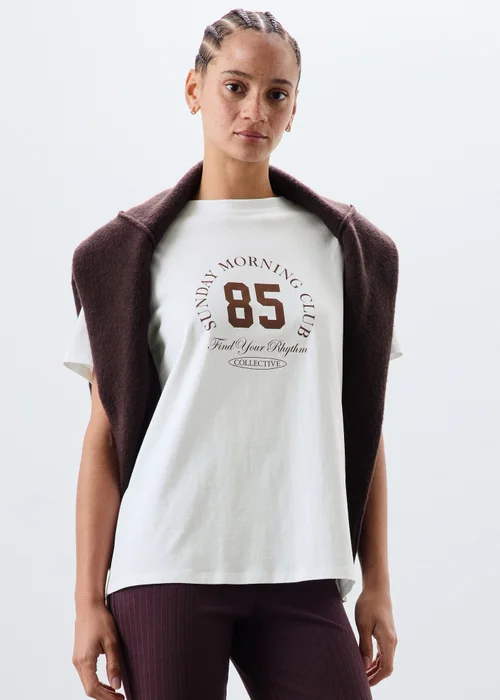 White Sunday Morning Club T-Shirt - XS Image 1