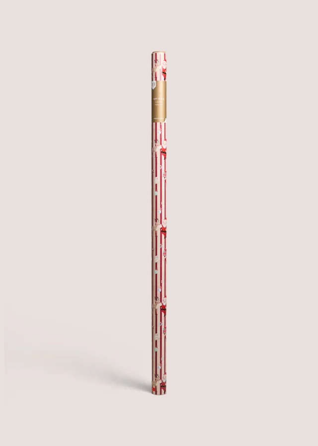 Red Santa Extra Wide Wrapping Paper 5 Metres