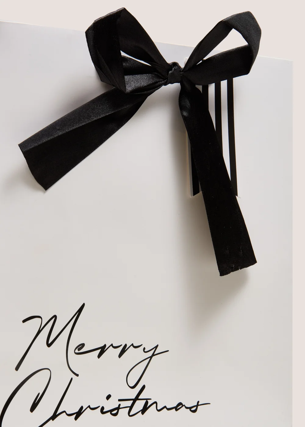 Merry Christmas Bow Gift Bag Image 2