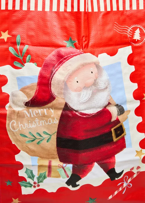 Woven Santa Gift Sack Image 2