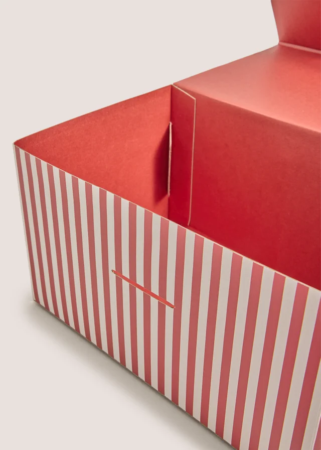 Christmas Striped Gift Box