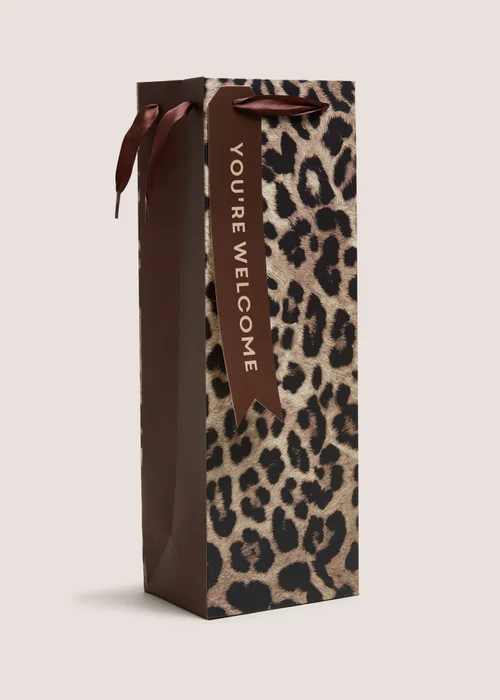Leopard Print Bottle Bag Image 1