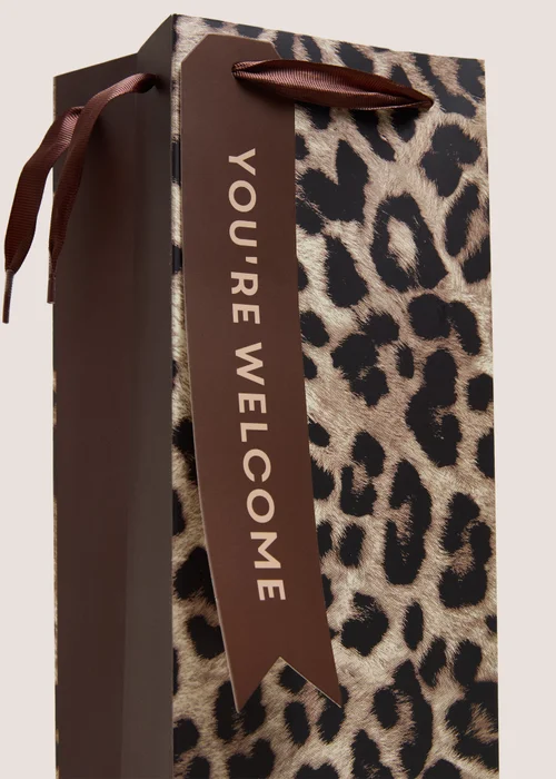 Leopard Print Bottle Bag Image 2