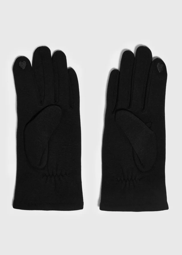 Black Touchscreen Gloves