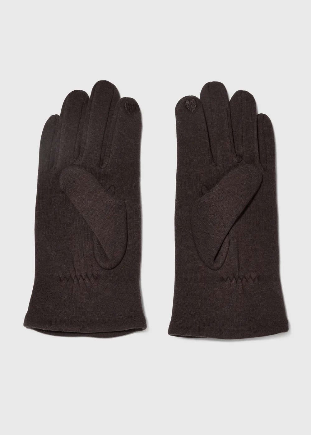 Women's Brown Gloves - One Size Image 1