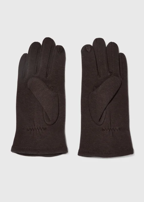 Women's Brown Gloves - One Size Image 1
