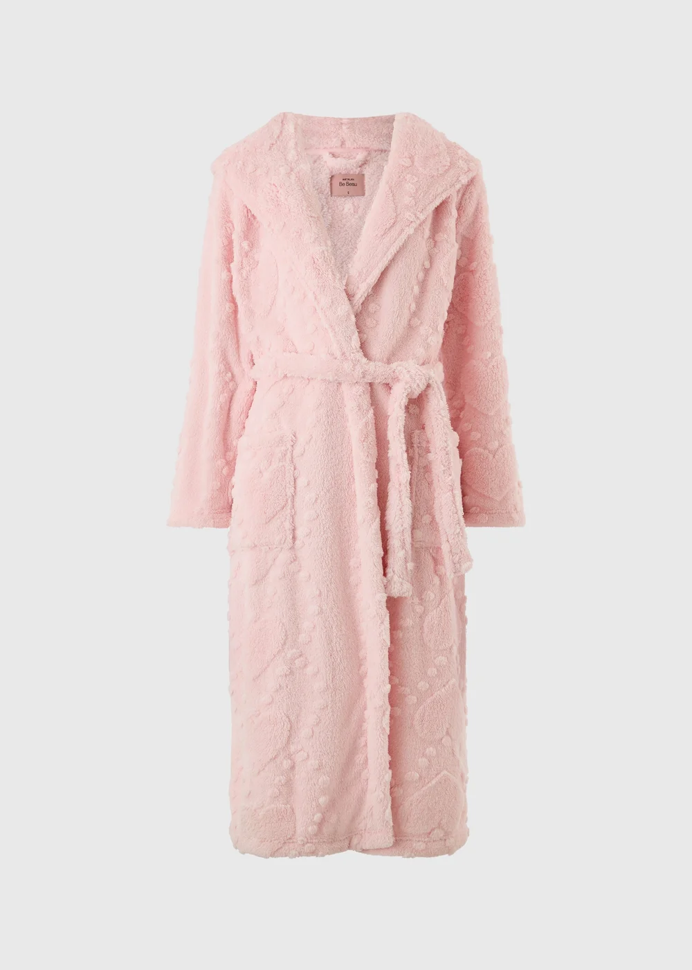 Pink Heart Hooded Dressing Gown - XS Image 4