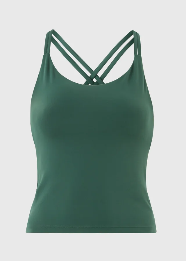Souluxe Green Strap Vest Top