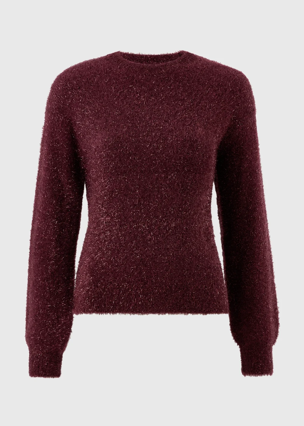Wine Tinsel Jumper - XS Image 5