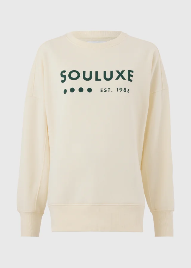 Souluxe Cream Graphic Jumper