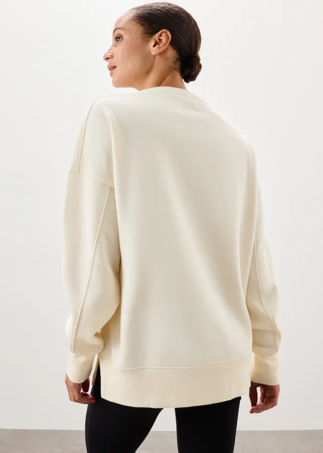 Souluxe Cream Graphic Jumper