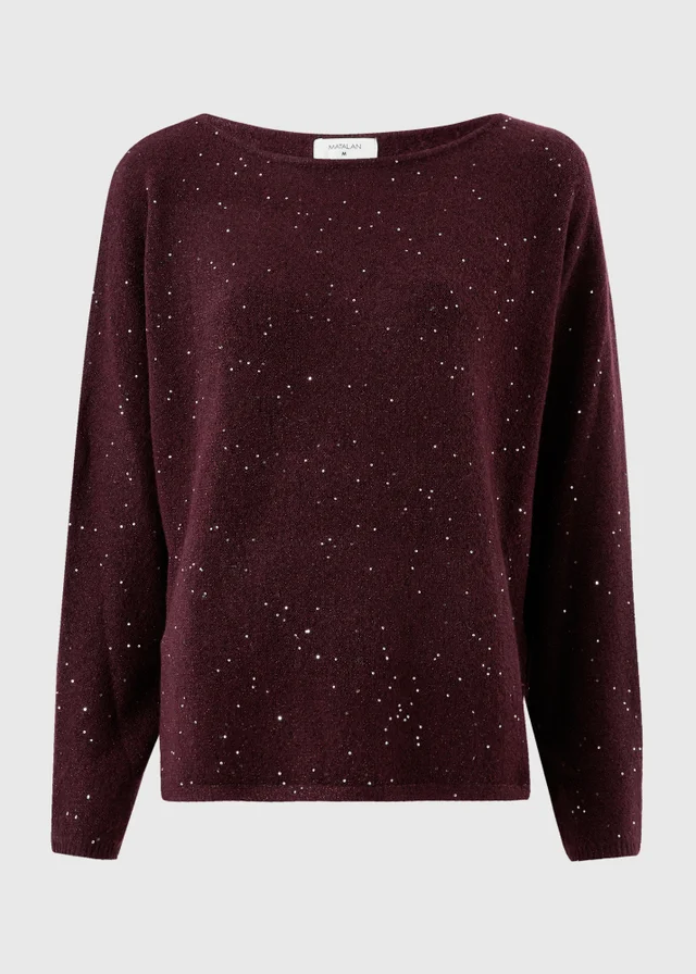 Burgundy Sequin Jumper