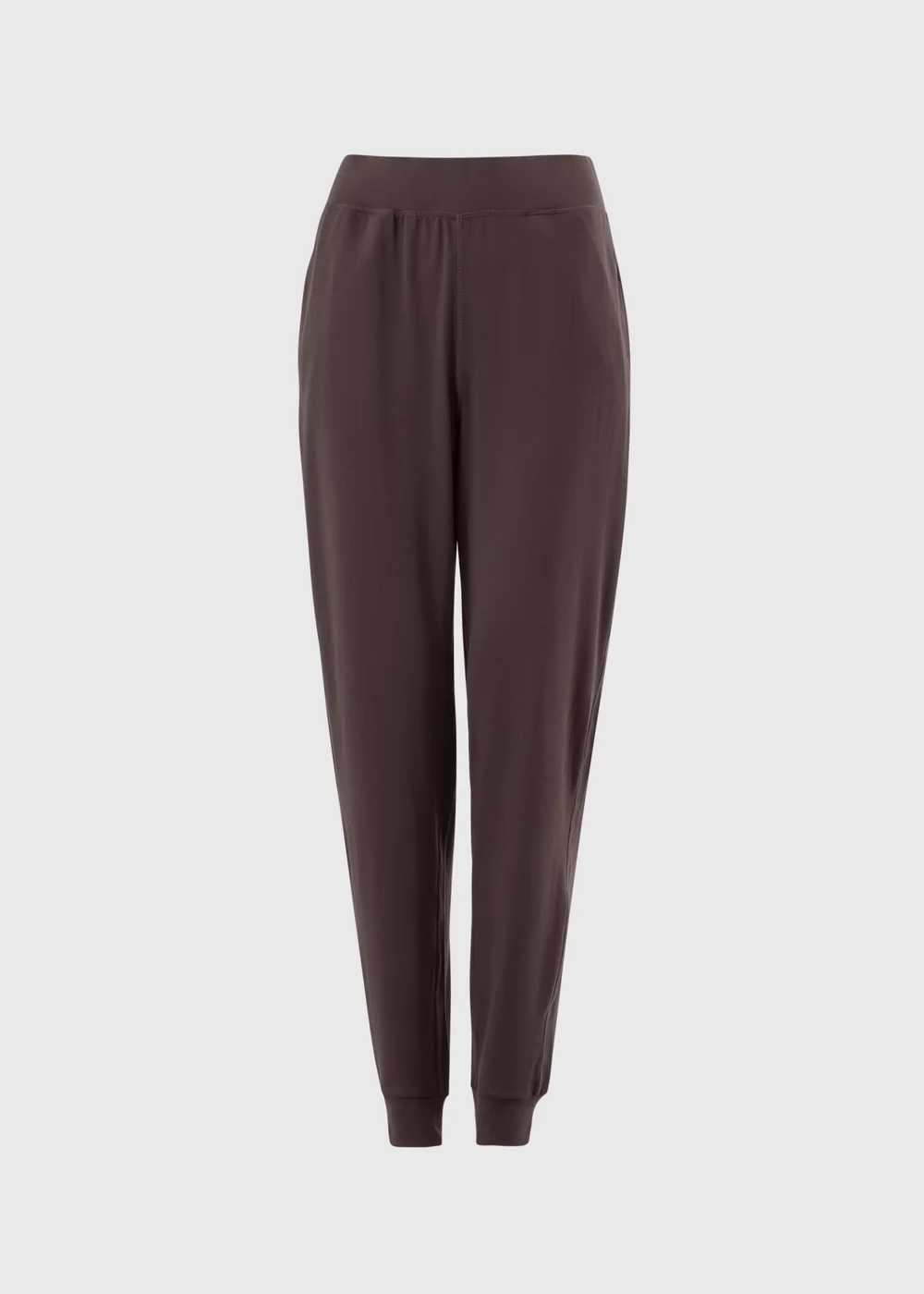 Souluxe Chocolate Cuffed Yoga Joggers - XS Image 1