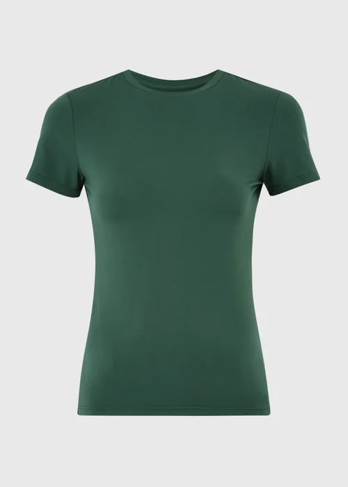 Souluxe Forest Green Fitted T-Shirt - 6 Image 5