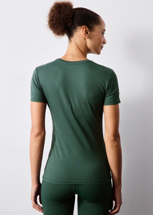 Souluxe Forest Green Fitted T-Shirt - 6 Image 2