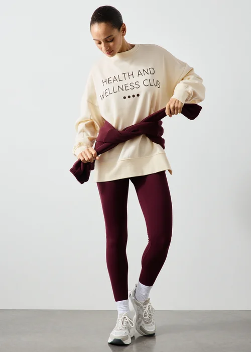 Souluxe Cream Health & Wellness Jumper - XS Image 4