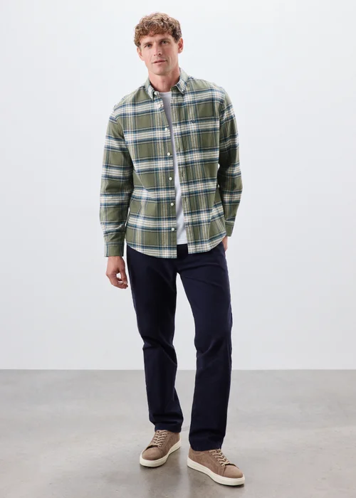 Khaki Check Shirt - S Image 4