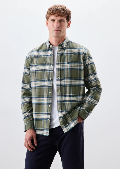 Khaki Check Shirt - S Image 1
