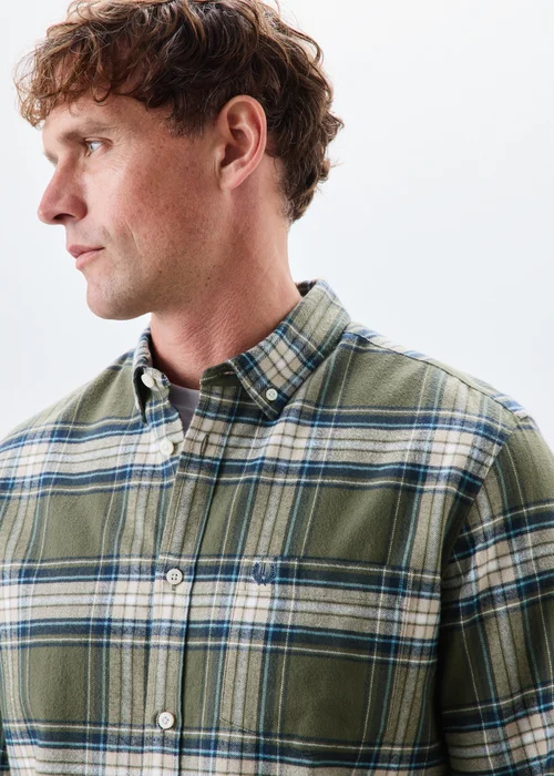 Khaki Check Shirt - S Image 3