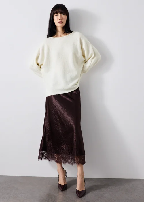 Cream Sequin Jumper - XS Image 4