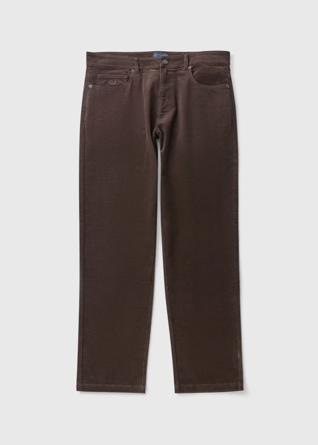 Lincoln Brown 5 Pocket Cord Trousers