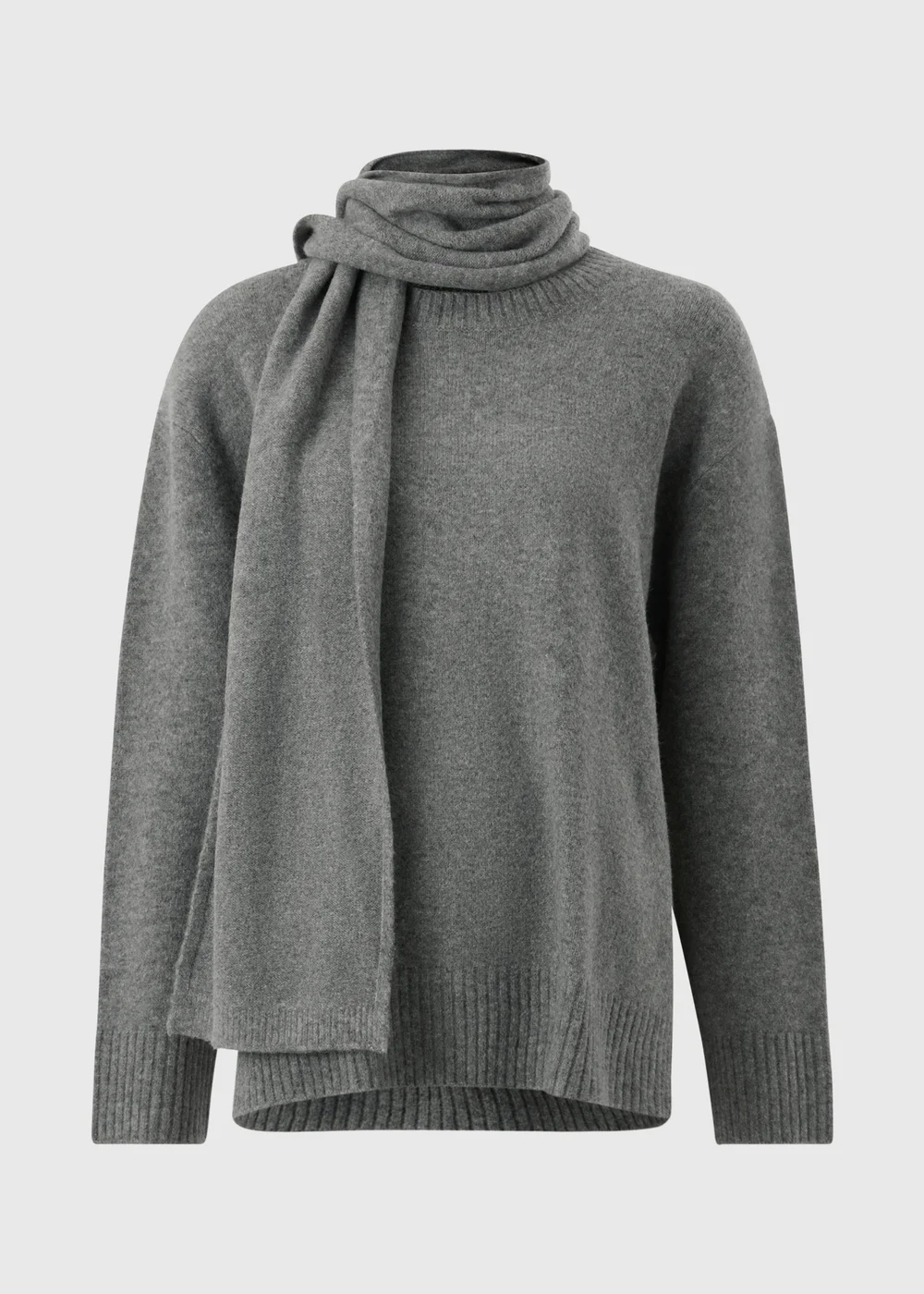 Charcoal Side Stripe Co Ord Sweatshirt - XS Image 5