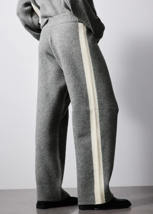 Charcoal Side Stripe Co Ord Trousers - 8 Image 3