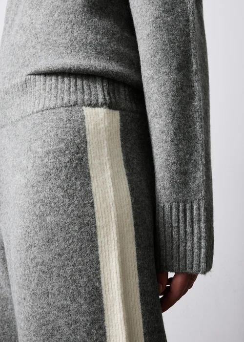 Charcoal Side Stripe Co Ord Trousers - 8 Image 4