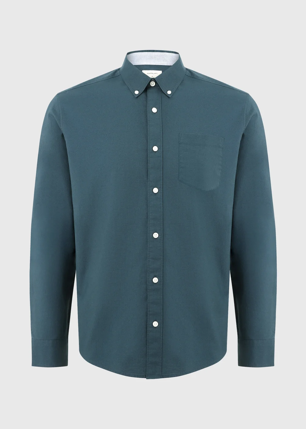 Teal Oxford Print Shirt - S Image 1