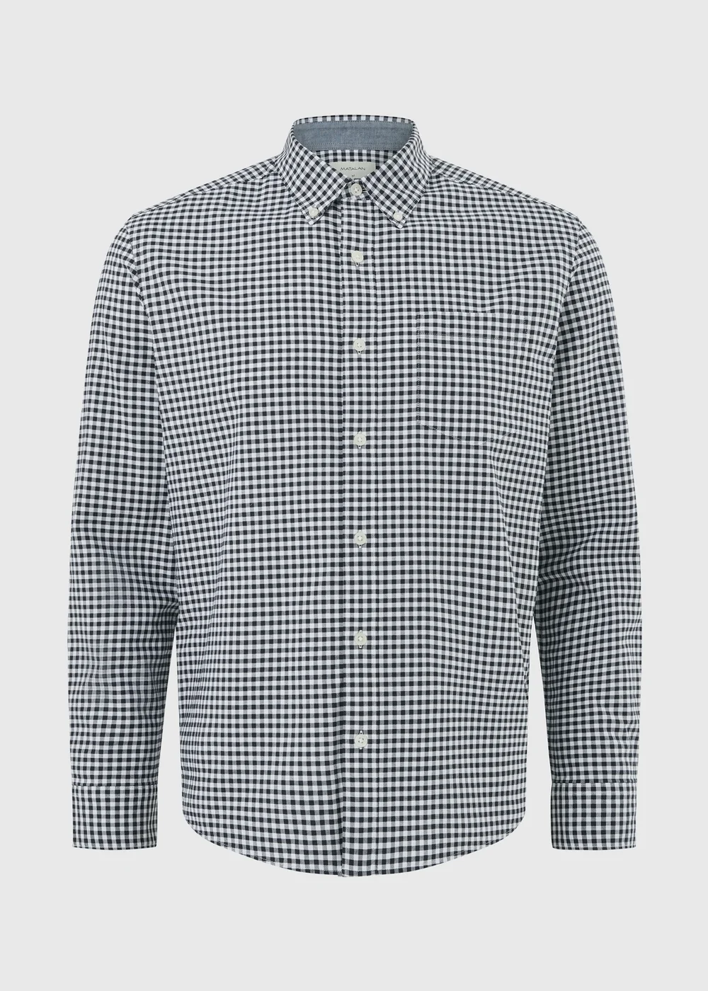 Navy Check Oxford Shirt - S Image 1