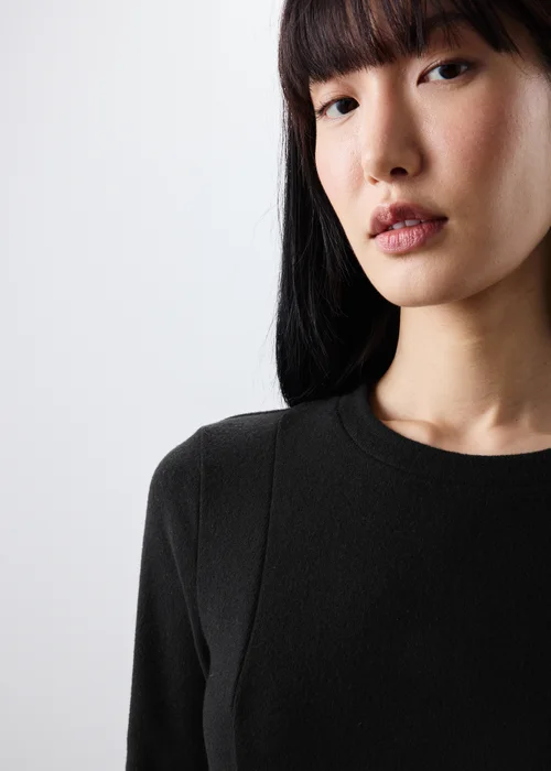 Black Skater Mini Dress - 8 Image 3