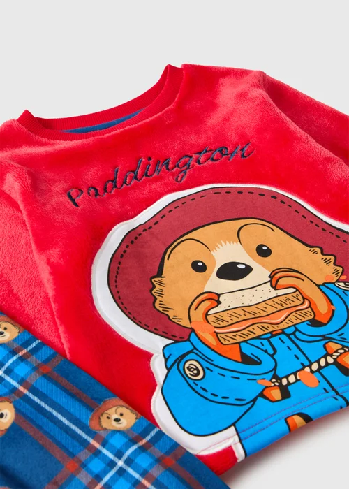Boys’ Paddington Bear Fleece Pyjama Set (1-7yrs) - 1-1.5 Yrs Image 2