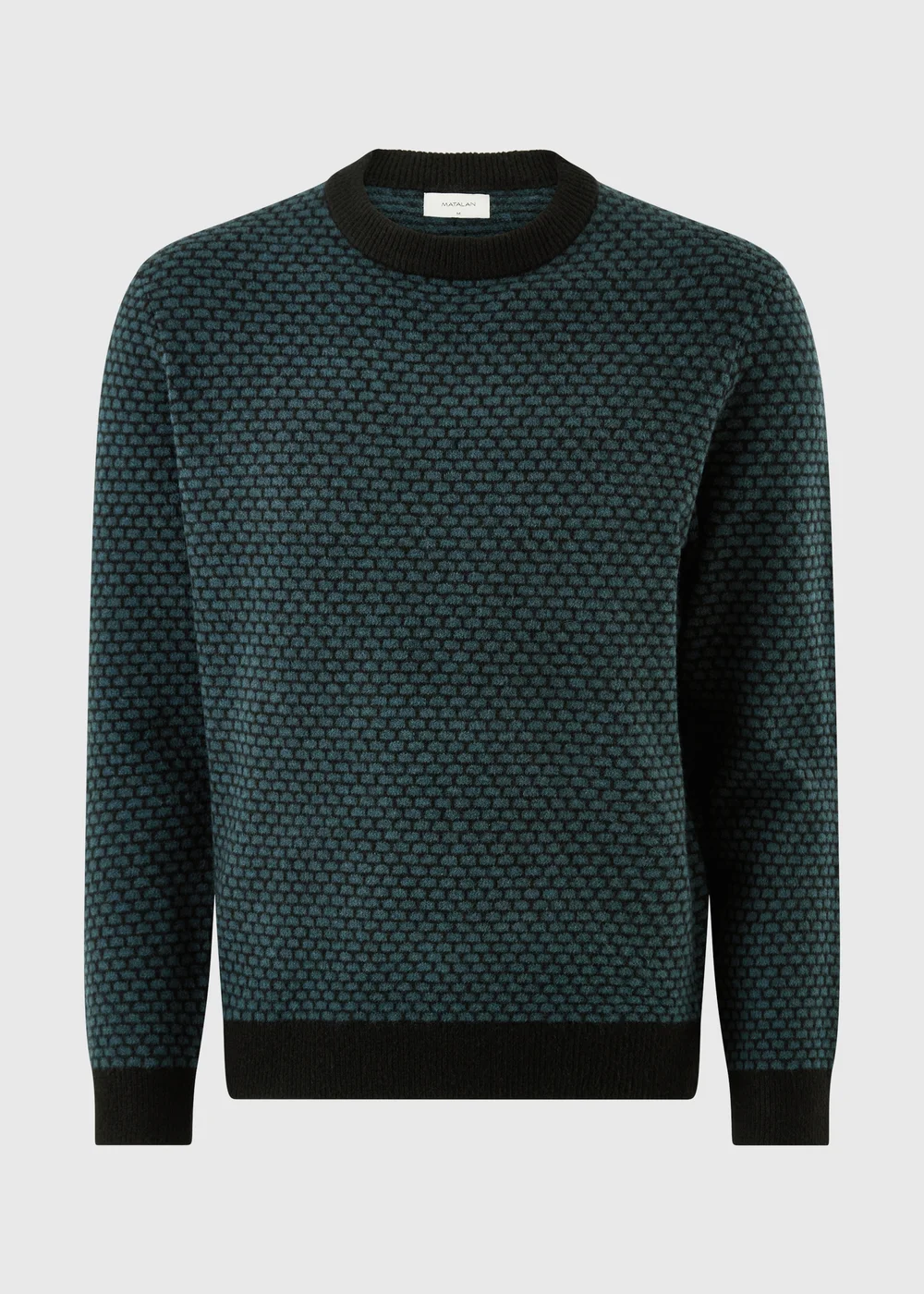 Teal Crewe Neck Jumper - S Image 4