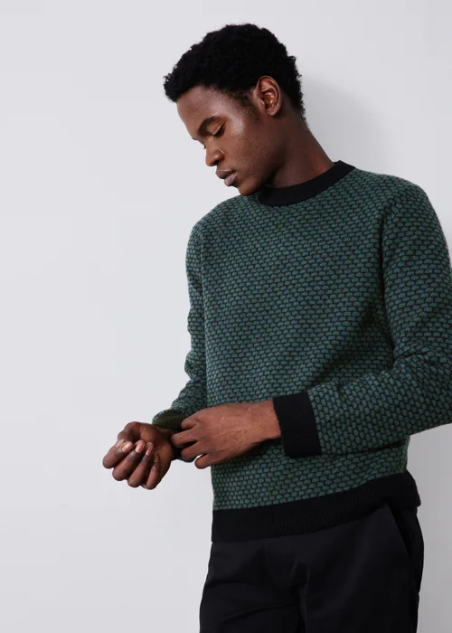 Teal Crewe Neck Jumper - S Image 1