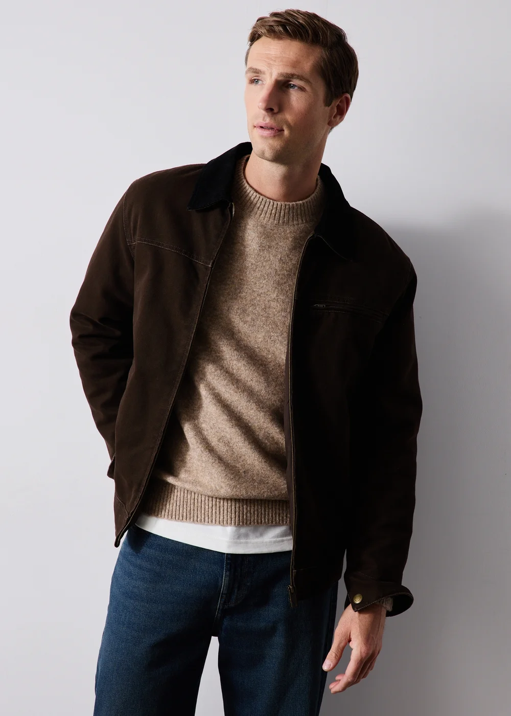 Stone Crewe Neck Jumper - S Image 1