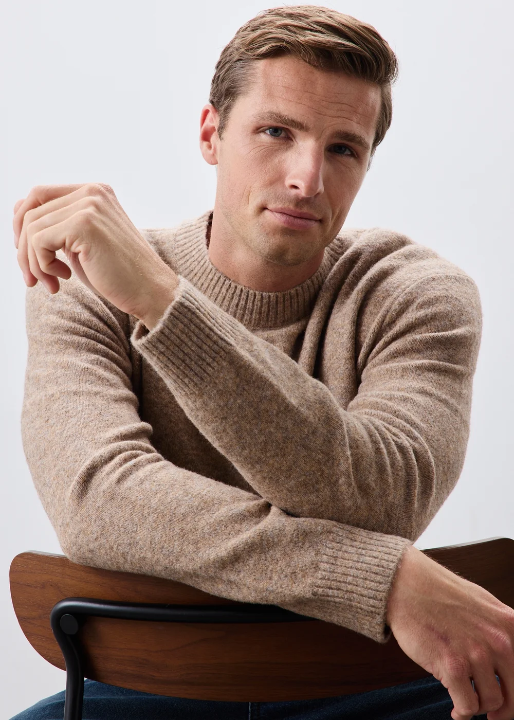 Stone Crewe Neck Jumper - S Image 3