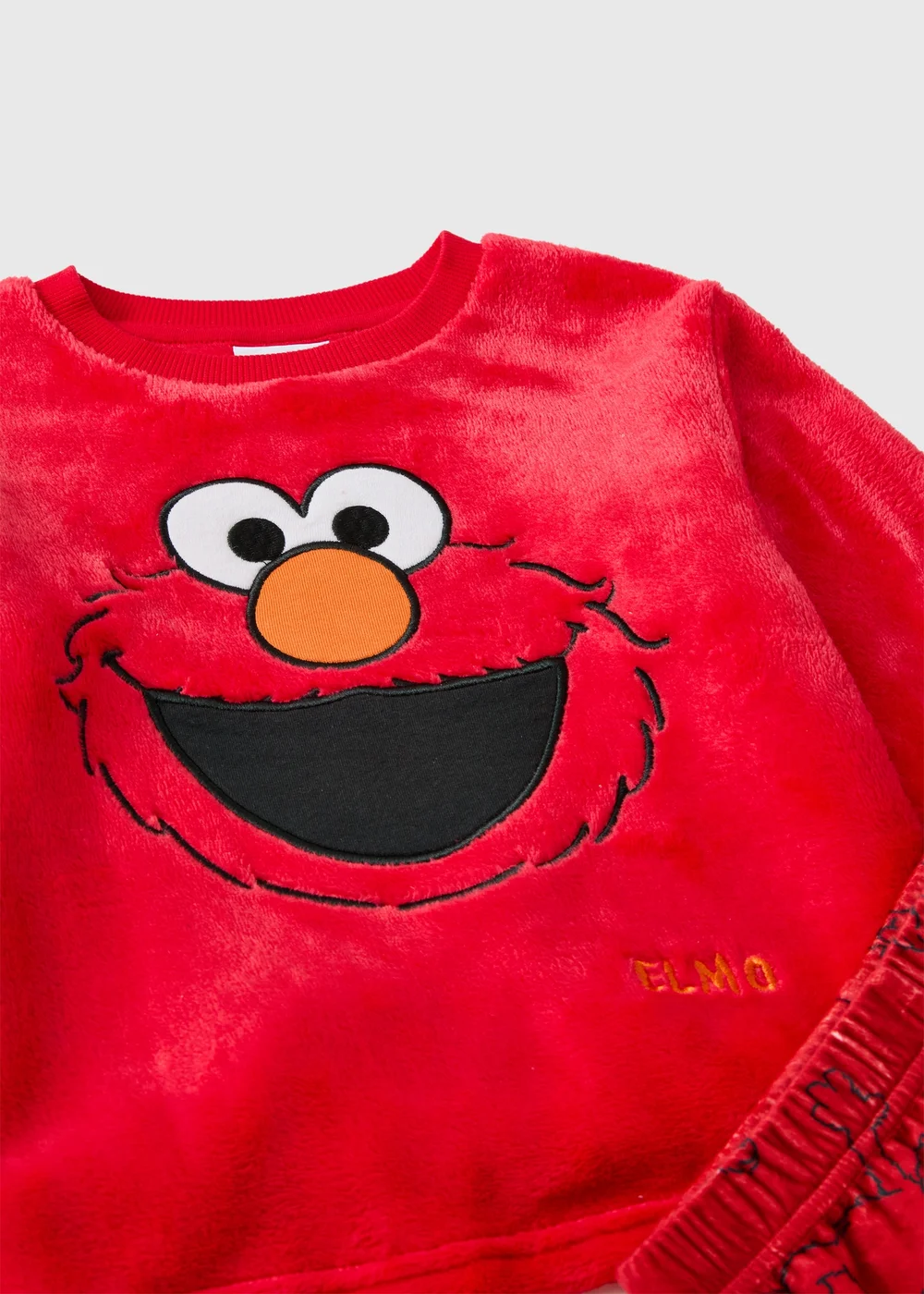 Kids Elmo Red Fleece Pyjamas (1-7yrs) - 1 to 1 half years Image 2