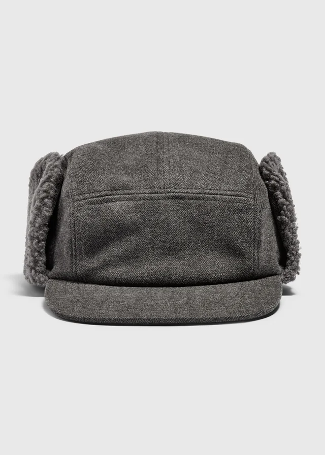 Men's Charcoal Trapper Hat