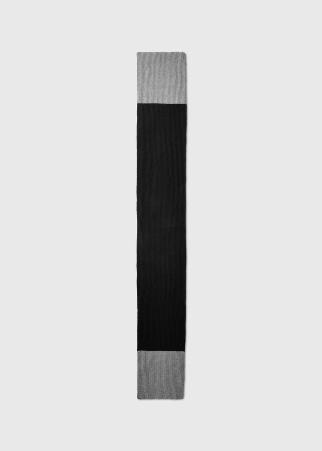 Black & Grey Reversible Scarf