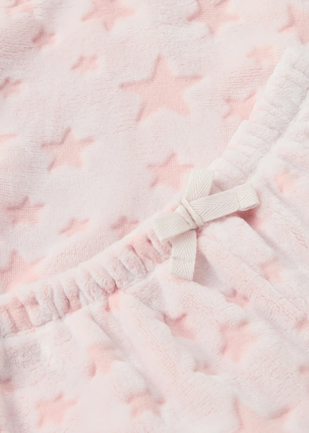 Girls Pink Star Fleece Pyjamas (7-13 yrs) - 7 Yrs Image 2