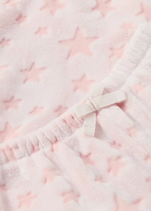 Girls Pink Star Fleece Pyjamas (7-13 yrs) - 7 Yrs Image 2