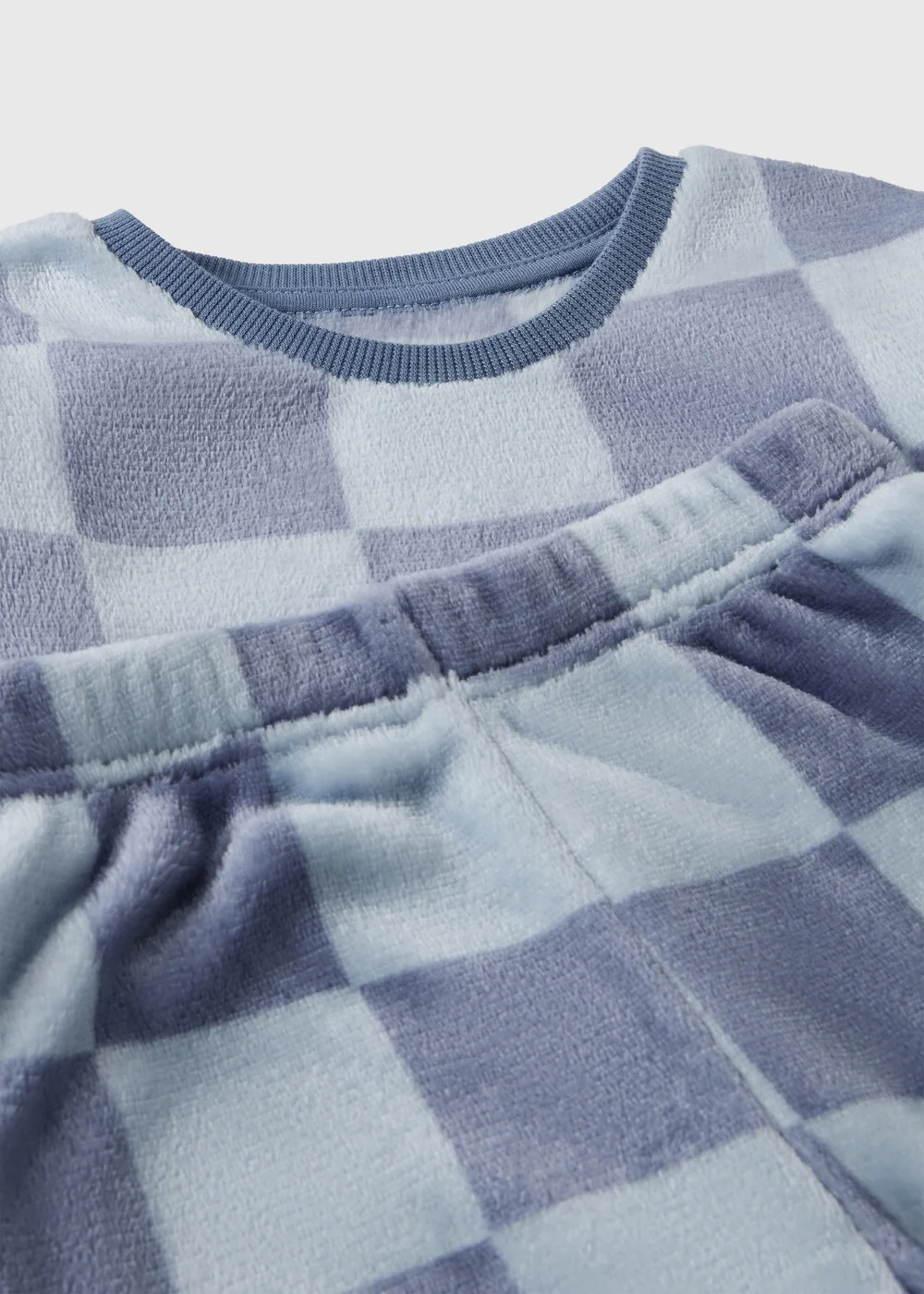 Boys Blue Checkerboard Pyjamas (1-13 yrs) - 1-1.5 Yrs Image 2