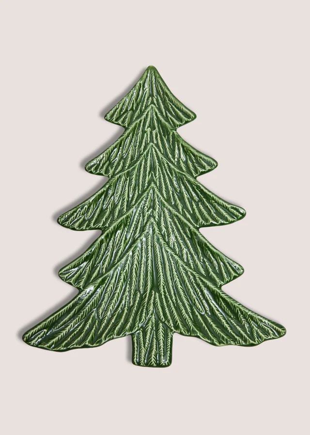 Small Tree Serving Plate
