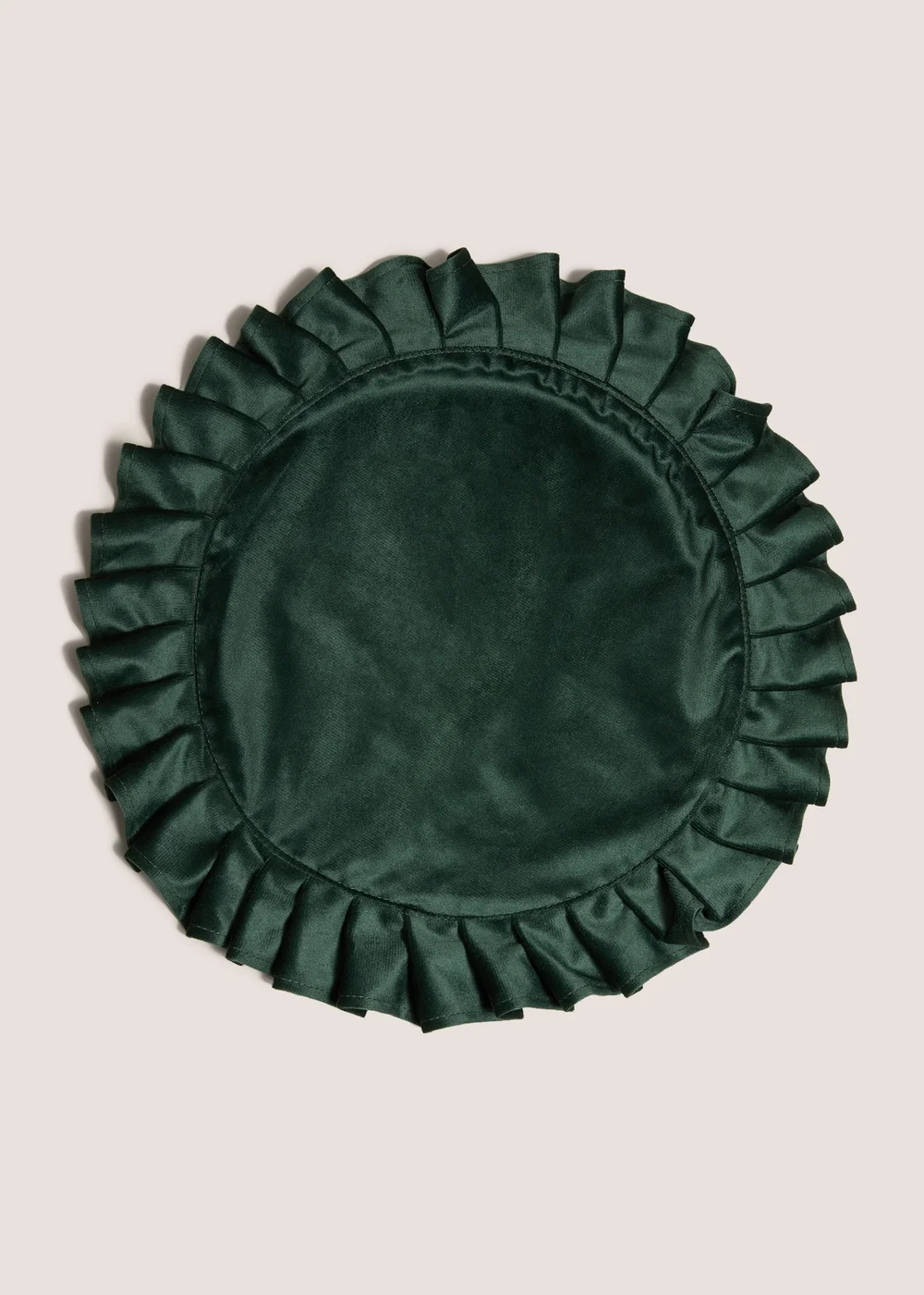 2 Pack Green Ruffle Placemats Image 1